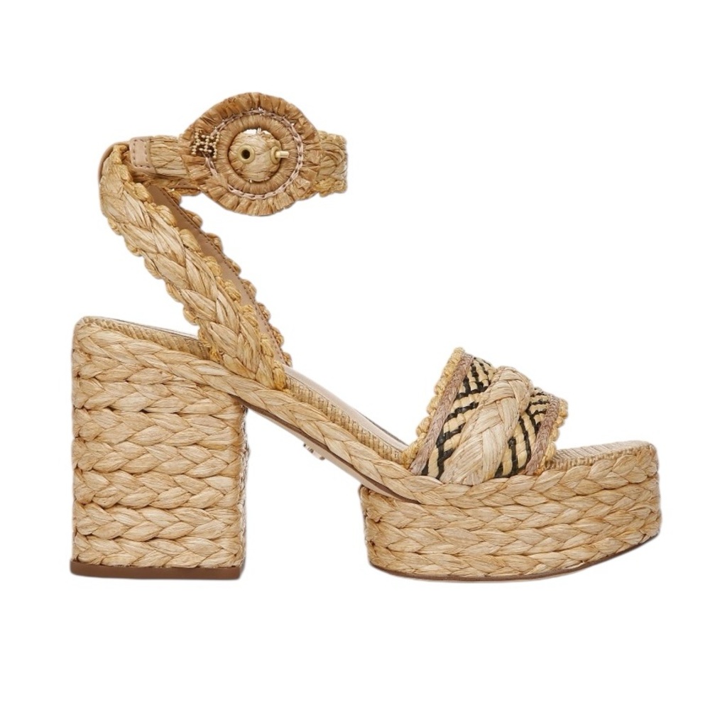 NWT SAM EDELMAN ILIANA PLATFORM SANDALS WOMENS SIZE 9.5 - Picture 6 of 8